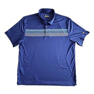 Jack Nicklaus Polo Shirt Men's XXL Blue Golf Golfer Casual Performance Wear